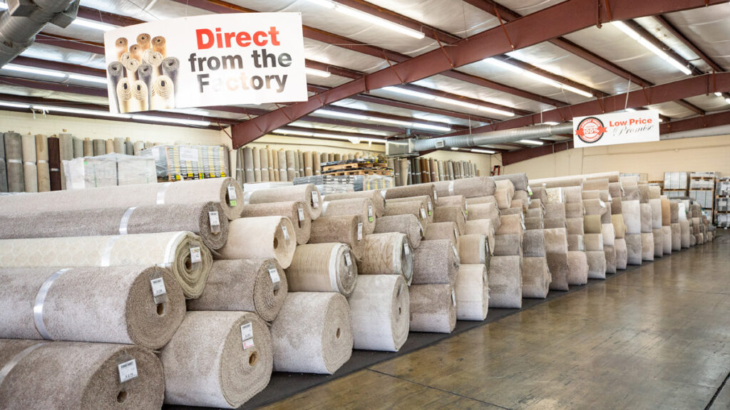 Huge selection of ins-stock carpet in Lakeland, Ocala, Ormond Beach, Savannah, and Tallahassee